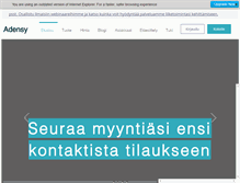 Tablet Screenshot of adensy.com